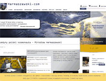 Tablet Screenshot of hermaszewski.com